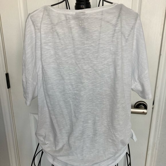 Sweaty betty white t-shirt tie side - Picture 4 of 4